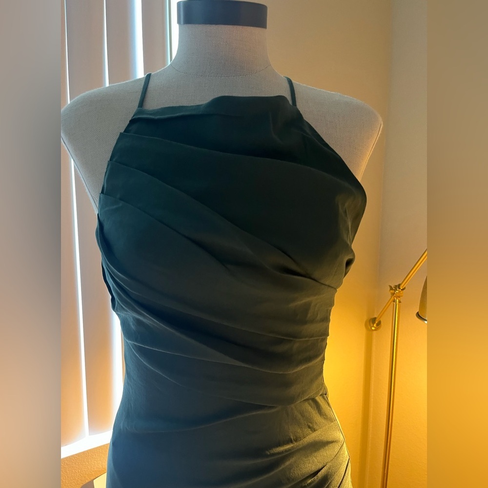 ZARA mini dress size small ! Green color - Picture 2 of 7